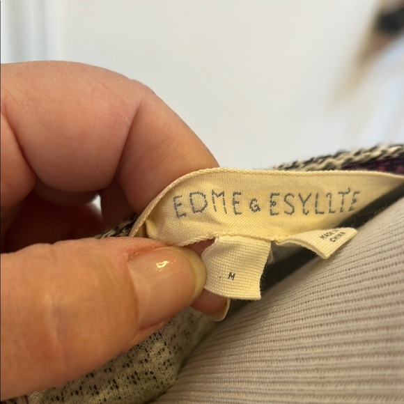 Anthropologie Chic Gray and White Knit Dress - Picture 8 of 11